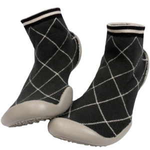 Chaussons Chaussettes à semelle souple "Echec et Mat" Collégien