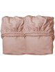 Draps housse pour Lit bébé évolutif Classic, Linea et Luna en coton bio "Bois de Rose" (x2)