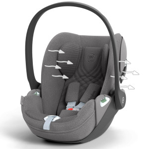   Siège auto Cybex Cloud T i-SIZE (0/24 mois) Plus "Mirage Grey"