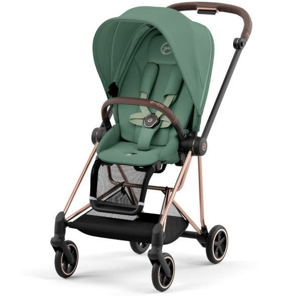  Poussette Mios chassis Rosegold "Leaf Green"