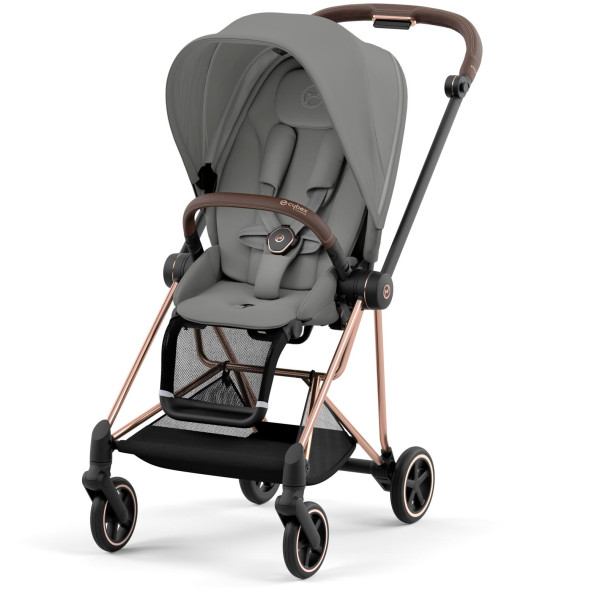  Poussette Mios chassis Rosegold "Mirage Grey" 