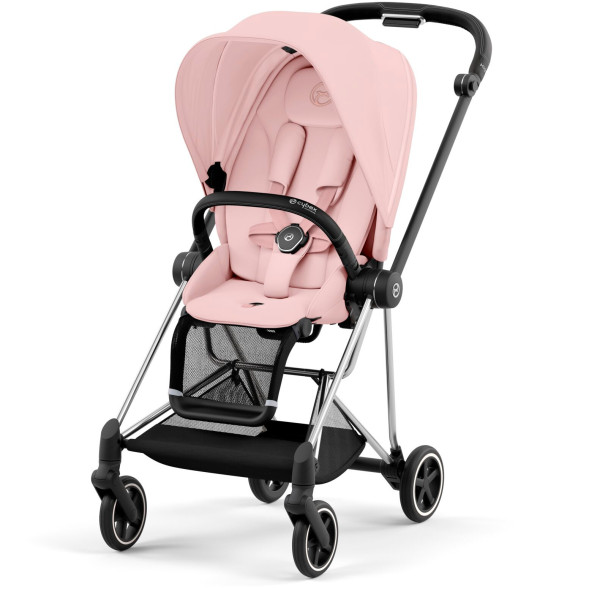  Poussette Mios chassis Chrome Black "Peach Pink" 