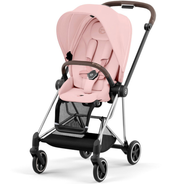  Poussette Mios chassis Chrome Brown "Peach Pink" 