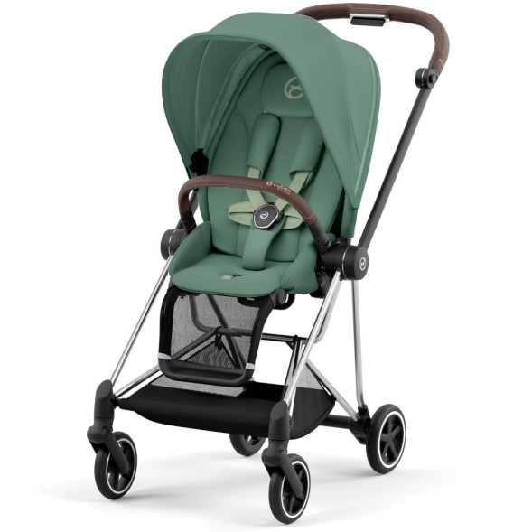  Poussette Mios chassis Chrome Brown "Leaf Green"