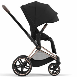  Poussette Cybex Priam chassis Rosegold "Sepia Black" (2023)
