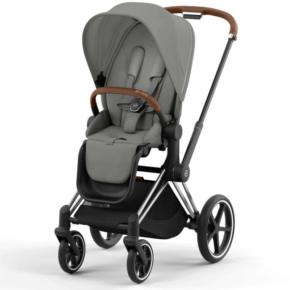  Poussette Priam chassis Chrome Brown "Mirage Grey" (2023)