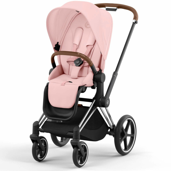  Poussette Priam chassis Chrome Brown "Peach Pink" (2023)