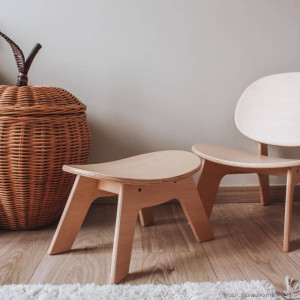 Tabouret enfant en bois Hiro (18 mois et +) Charlie Crane