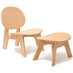 Tabouret enfant en bois Hiro (18 mois et +) Charlie Crane