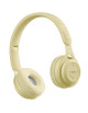 Casque audio enfant Bluetooth sans fil "Jaune Pastel" (3 ans et +)