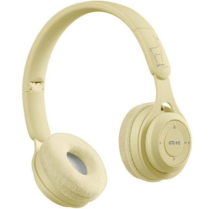 Casque audio enfant Bluetooth sans fil "Jaune Pastel" (3 ans et +) Lalarma