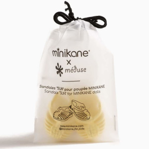 Sandales de plage pour poupon Gordis Sun "Paille" Minikane