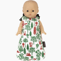 Gordis - Turbulette en coton "Trees & Chaperon" pour poupée Gordis