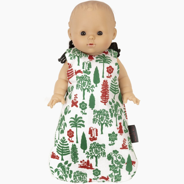 Gordis - Turbulette en coton "Trees & Chaperon" pour poupée Gordis