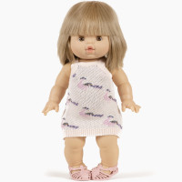 Gordis - Robe Gisèle en tricot "Peacocks Roses" pour poupée Gordis