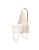 Voile Ciel de Lit en gaze de coton bio "White Veil" pour berceau KUMI et lit KIMI