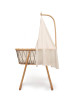 Voile Ciel de Lit en gaze de coton bio "White Veil" pour berceau KUMI et lit KIMI