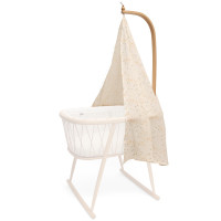 Voile Ciel de Lit en gaze de coton bio "Pia" pour berceau KUMI et lit KIMI