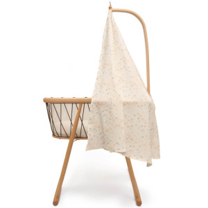 Voile pour berceau Kumi en gaze de coton bio "Pia"