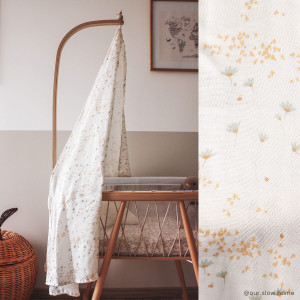 Voile pour berceau Kumi en gaze de coton bio "Pia"
