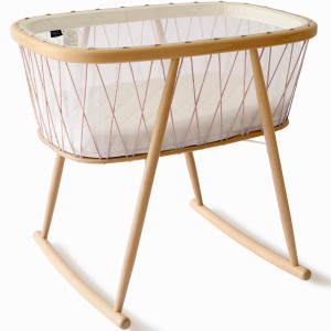 Berceau en bois Kumi Mesh "Bois de rose" Charlie Crane