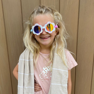 Lunettes de natation fille "Blanch Blossom"  (3-10 ans) Bling2o