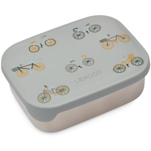 Boîte à goûter en inox et silicone Arthur "Bicycles" Liewood