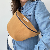 Sac banane à langer en coton "Muse"