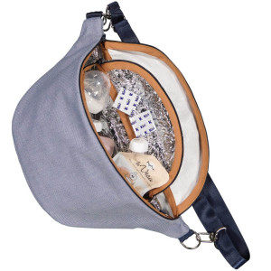 Sac banane à langer Isotherme en jean recyclé "Phil" Mellipou