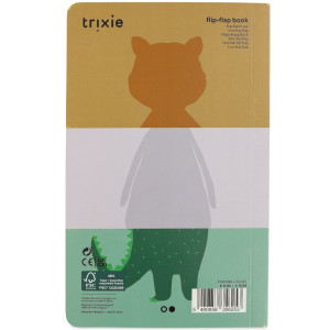 Livre d'éveil en carton Flip-Flap "Animaux" (1 an et +) Trixie Baby
