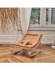 Coussin pour transat LEVO en coton bio "Camel"