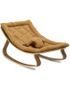 Coussin pour transat LEVO en coton bio "Camel"