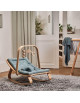 Coussin pour transat LEVO en coton bio "Orage"