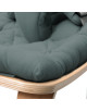 Coussin pour transat LEVO en coton bio "Orage"