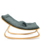 Coussin pour transat LEVO en coton bio "Orage"