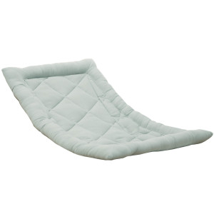 Coussin pour transat Levo en coton bio "Gris Farrow" Charlie Crane