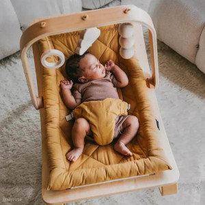 Pack Transat bébé Levo + Arche d'éveil en bois de hêtre Charlie Crane