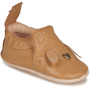Chaussons bébé naissance en cuir Blumoo "Chien Oxi" Easy Peasy