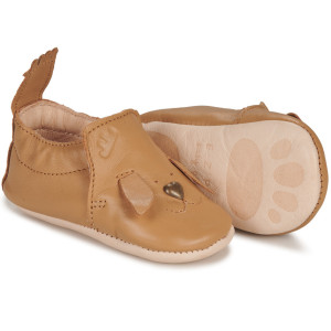 Chaussons bébé naissance en cuir Blumoo "Chien Oxi" Easy Peasy