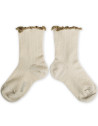 Chaussettes courtes enfant en laine merinos Ambre "Doux Agneau" Collégien