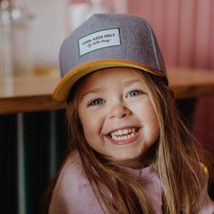 Casquette en feutrine Melton "Grey" (Bébé & Enfant)  Hello Hossy