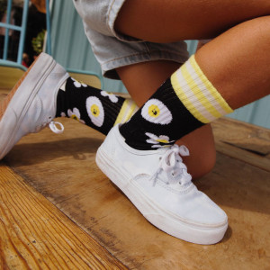Chaussettes bébé et enfant en coton bio "Eggs" Hello Hossy