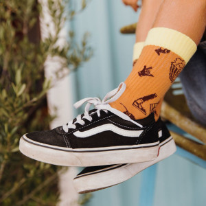 Chaussettes bébé et enfant en coton bio "Groovy" Hello Hossy