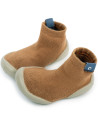 Chaussons Chaussettes à semelle souple "Sacha Caramel au beurre salé" Collégien