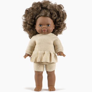 Short en tricot Vito "Crème" pour poupon Gordis Minikane