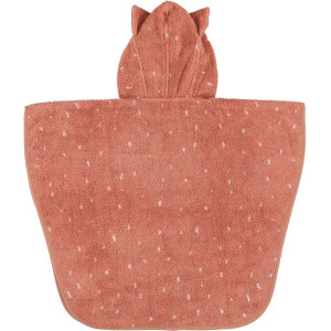 Poncho en coton éponge bio "Mrs Chat" (2-4 ans) Trixie