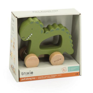 Jouet en bois à tirer "Mr Dino" (1-3 ans) Trixie