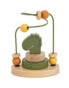 Labyrinthe de perles en bois "Mr Dino" (1 an et +)