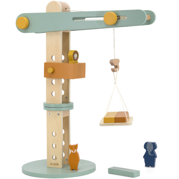 Grue jouet pour enfant en bois Animaux (3 ans et +) Trixie - Dröm