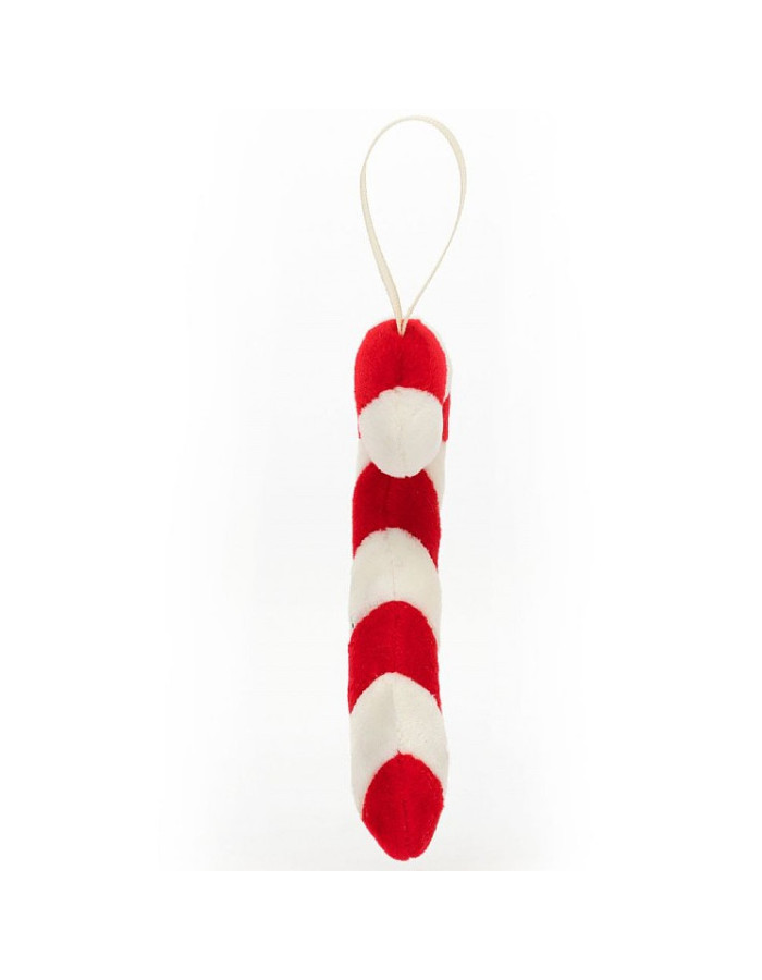 Coussin Déco En Peluche Sucre D'orge - 30 Cm - Pour Noël, Salon, Chambre - Lavable En Machine